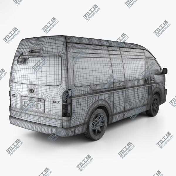 images/goods_img/2021040232/Toyota Hiace Passenger Van L2H3 GLX 2013 3D model/4.jpg